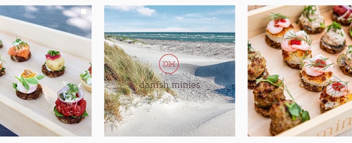 Danish Minies smørrebrød i miniformat