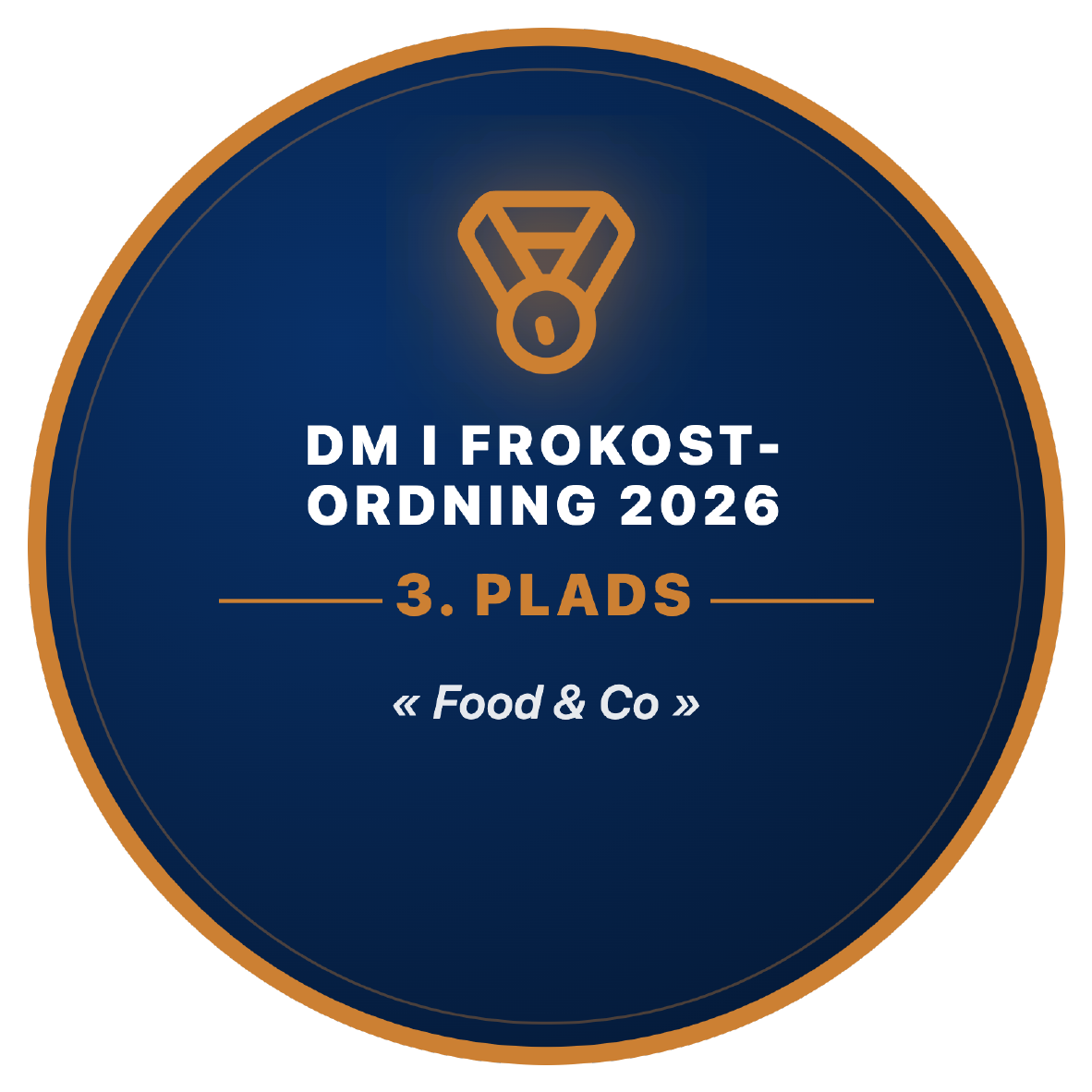 3. plads – DM i Frokostordning 2026