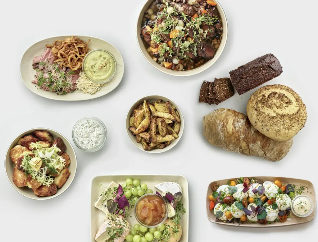 Flex Kitchen - Frisklavet frokost med salater, varme retter og hjemmebagt brød