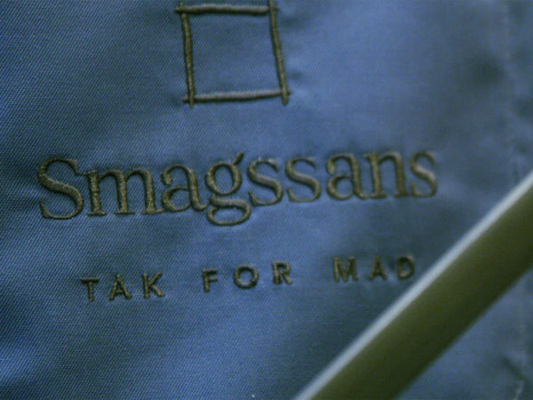 Smagssans logo på forklæde