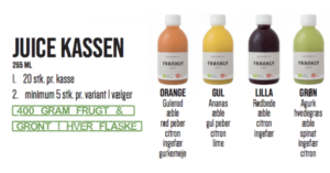 Frankly Juice gennem Frokostfirmaet