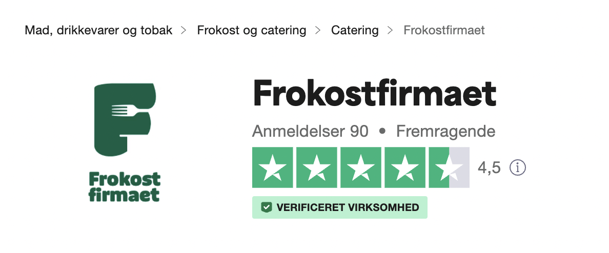 Frokostordning København Frokostfirmaet Trustpilot