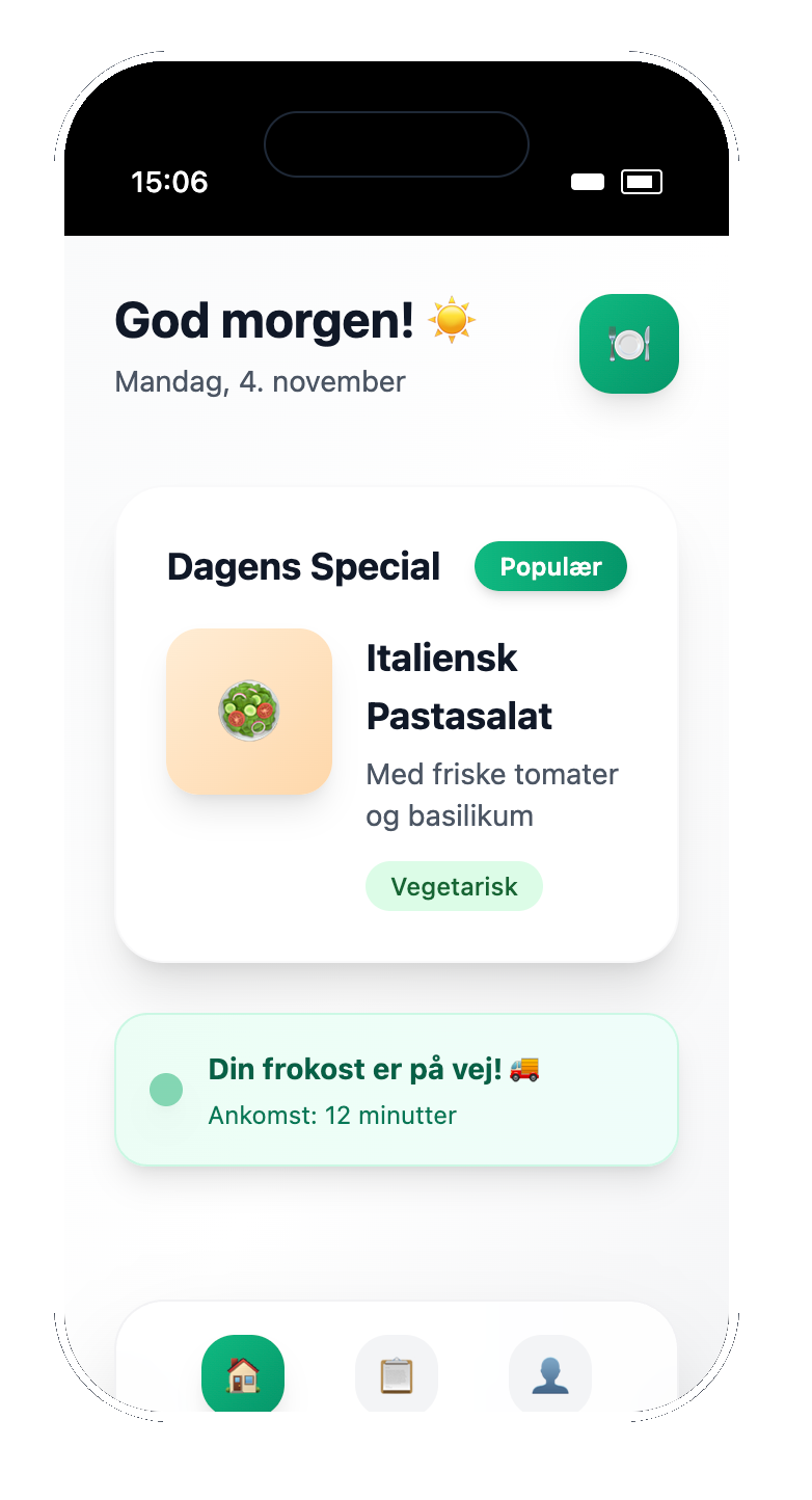 Mobil app frokostfirmaet